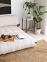 Atelier Del Sofa Fold Kadife 2 - Blanco